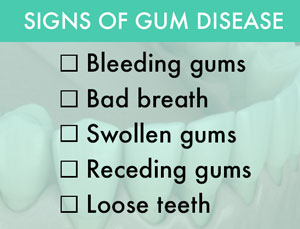 signs of gum disease